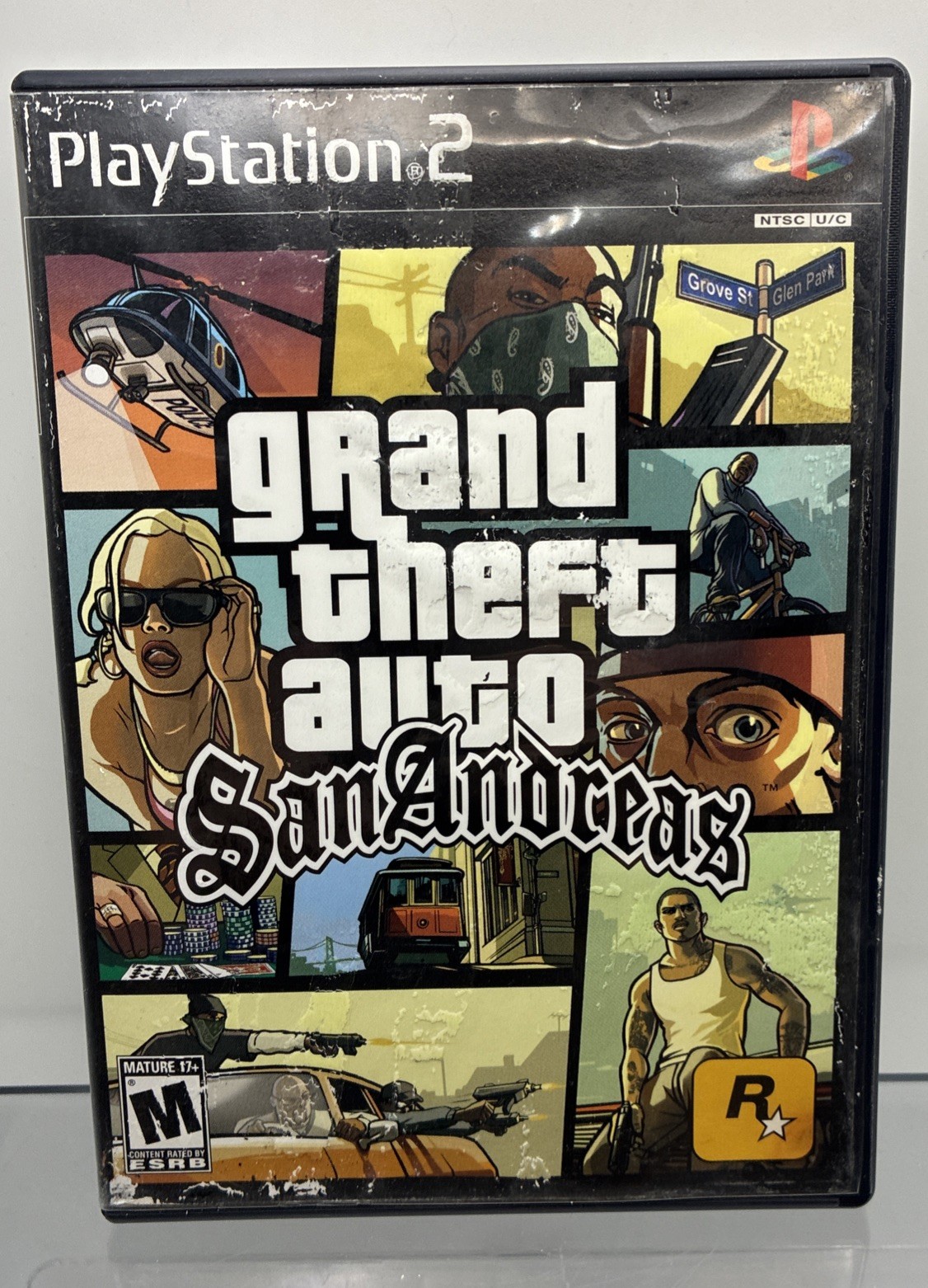 GTA Grand Theft Auto San Andreas PS2 Manual Included No Map Clean Disc