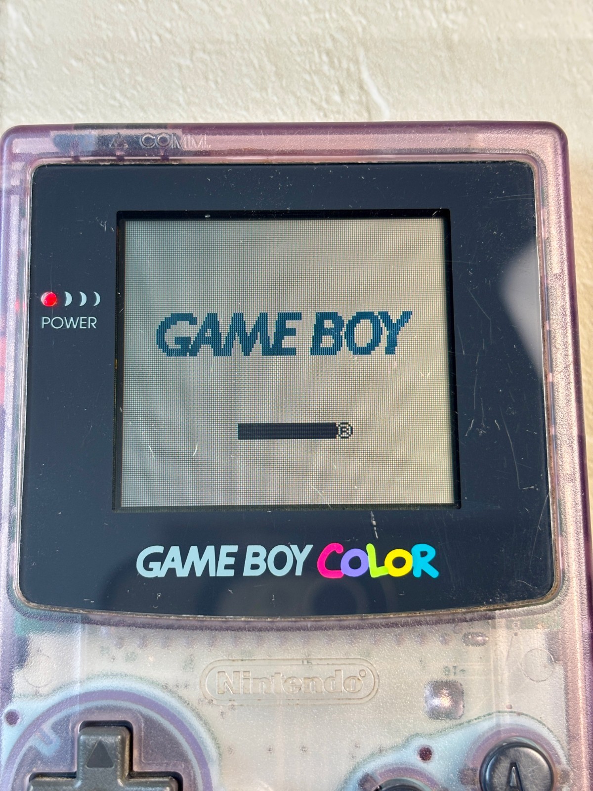 Nintendo Game Boy Color Atomic Purple CGB-001 Console Cleaned Tested Working OEM
