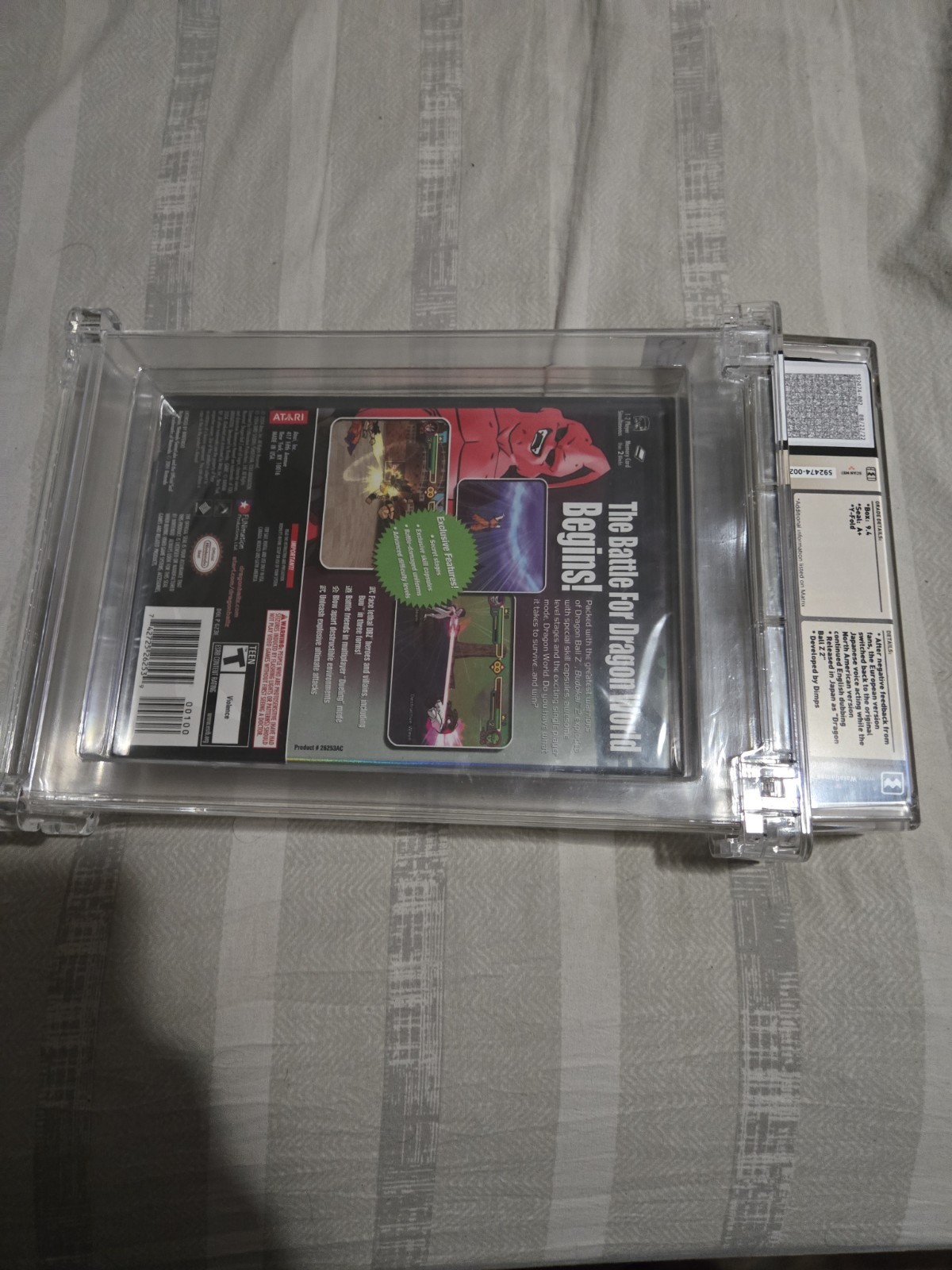 Dragon Ball Z Budokai 2 GameCube Foil Wata 9.4A+