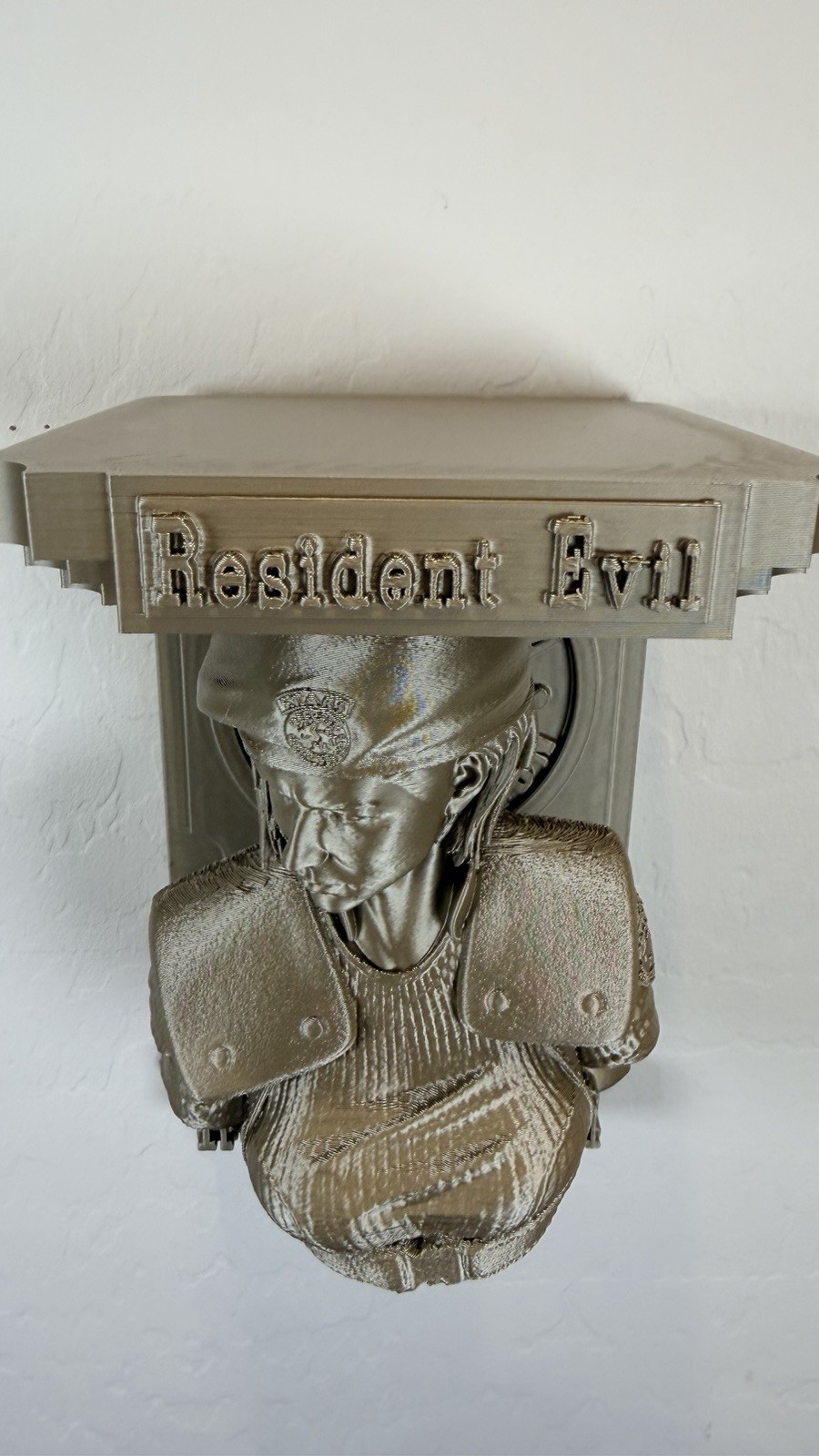 Resident Evil Jill Like 5×5 Top Floating Wall Shelf Collectible New
