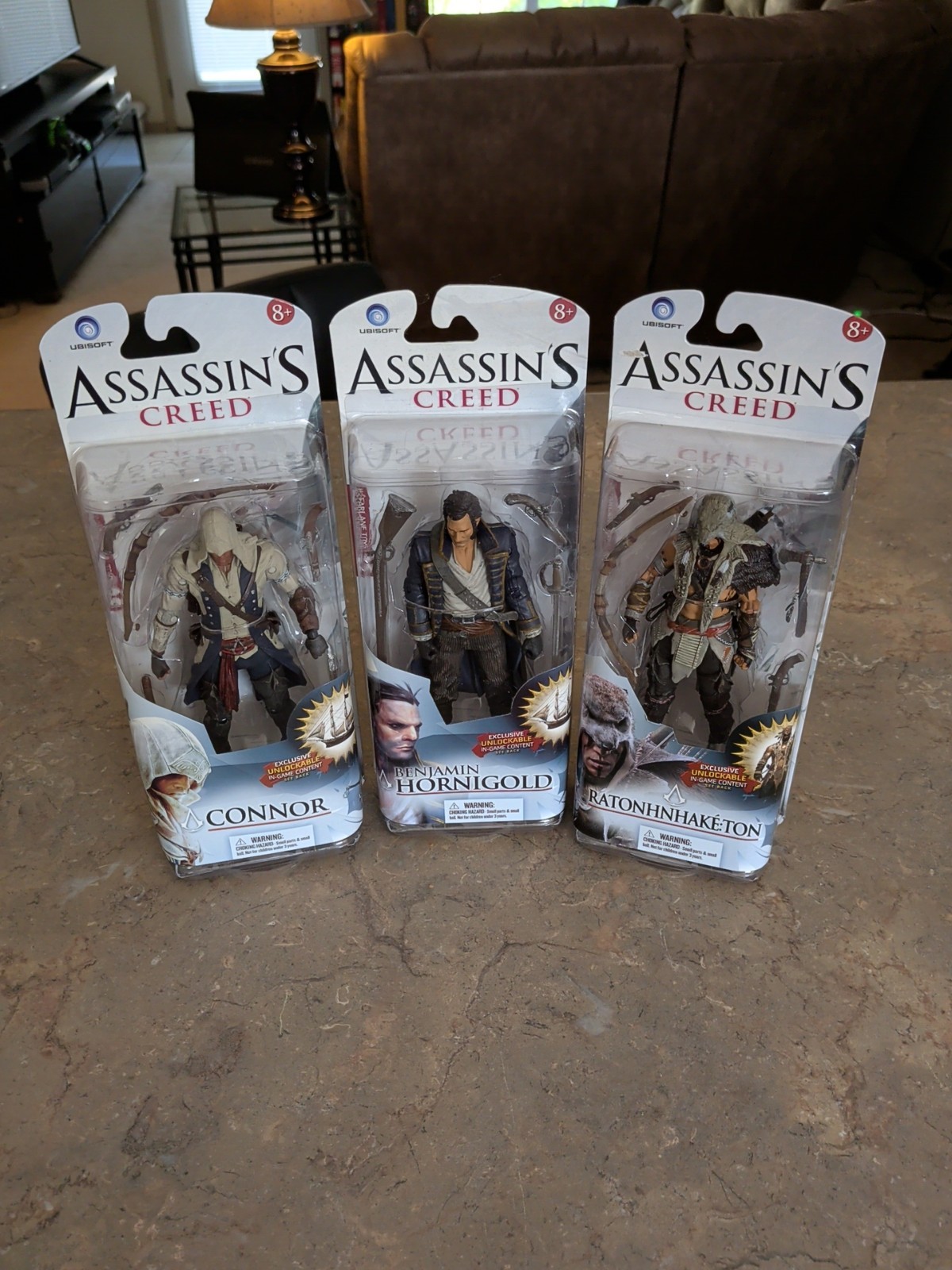 McFarlane Toys Assassin’s Creed Series 1 Action Figures Set Of 3 NEW! SEALED!