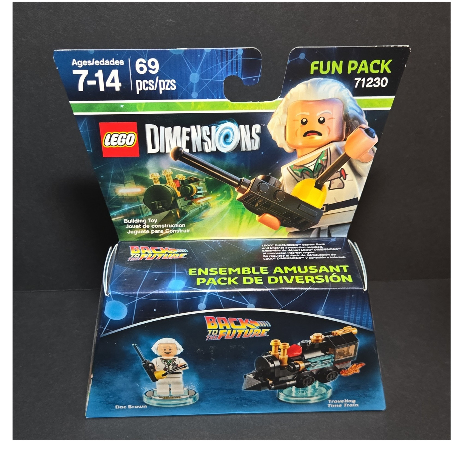 LEGO Dimensions Back to the Future Doc Brown Character Figure Pack 71230