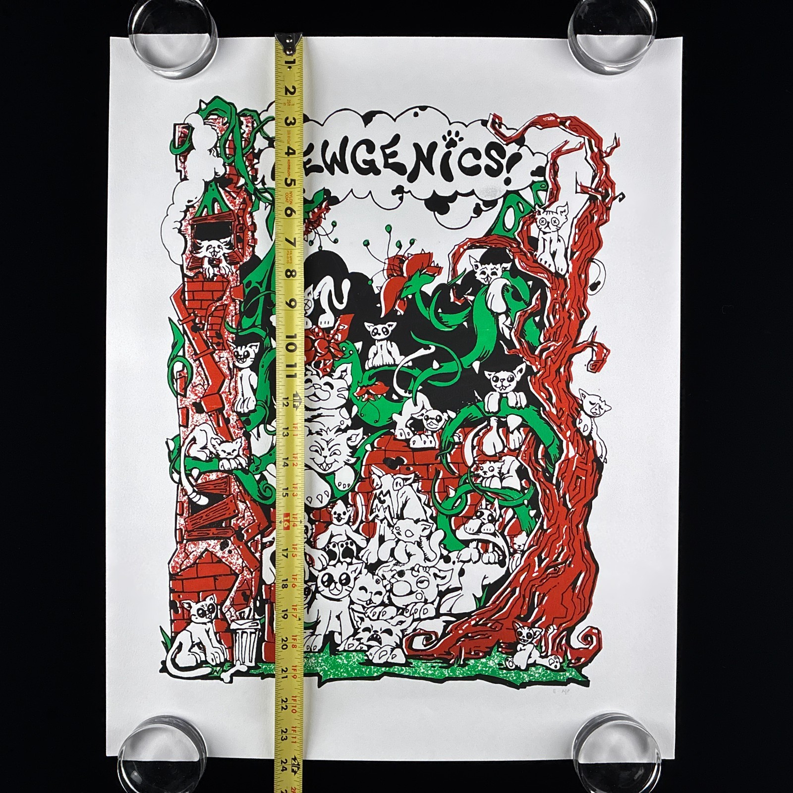 Official Ridiculon Mewgenics Limited Edition Run Screen-Print Poster Exclusive
