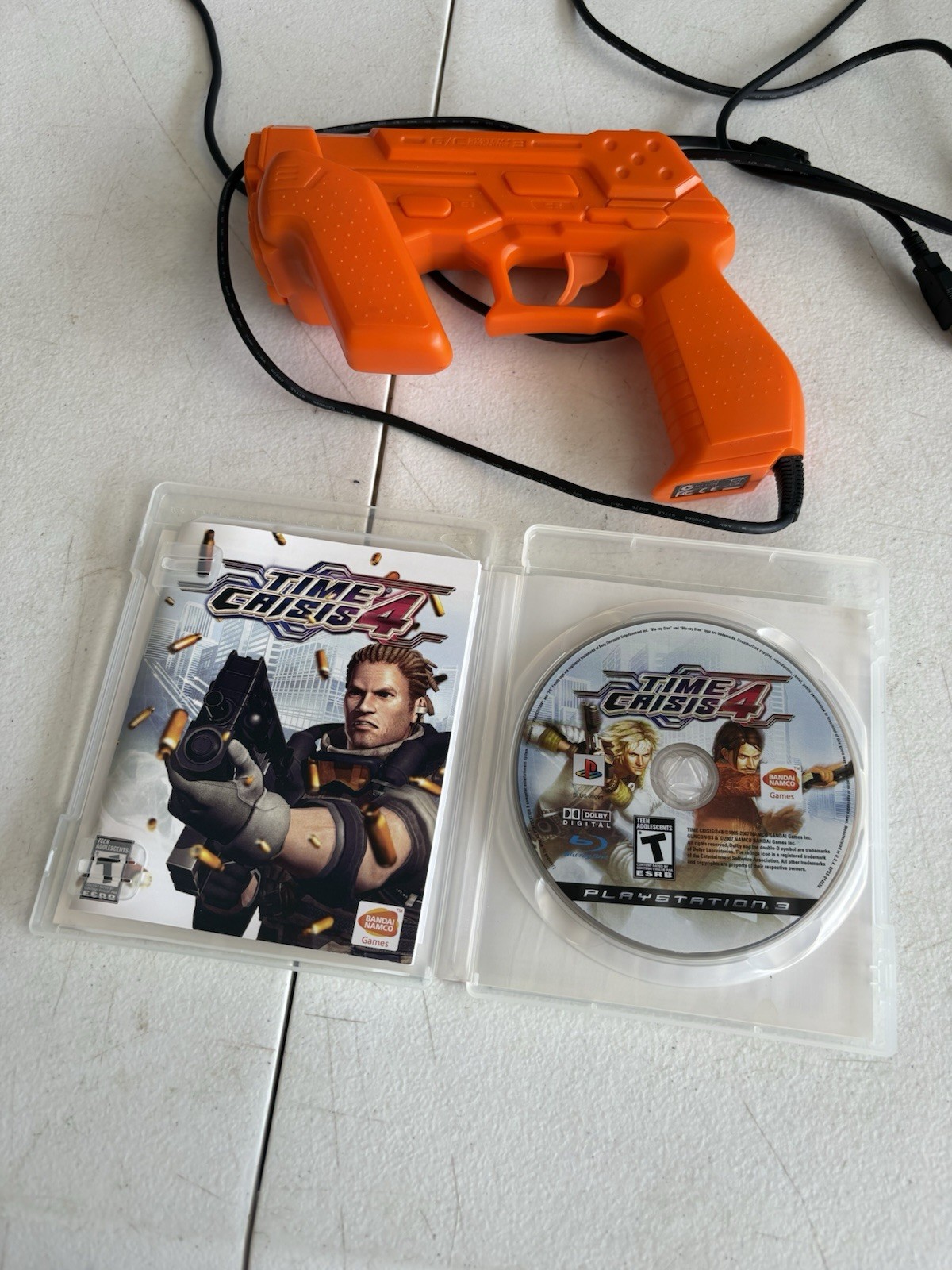 Time Crisis 4 (With Gun) – Sony PlayStation 3. No Sensors. (READ)