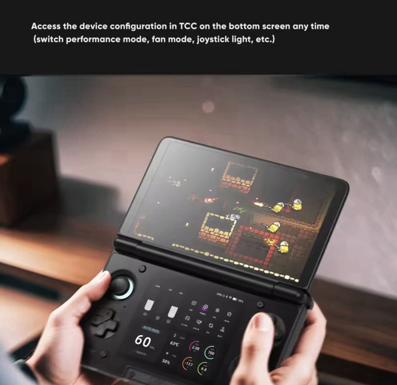 New AYN Thor Max Android Handheld Dual Screen Clamshell 6” AMOLED 1080p Gaming