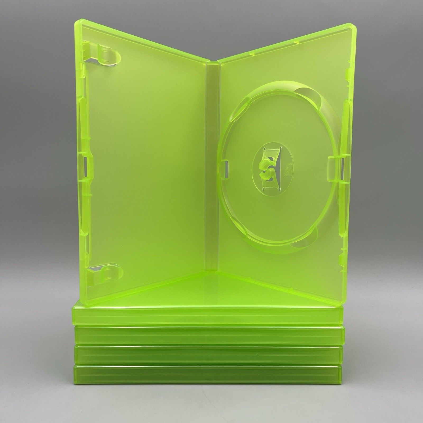Xbox 360 Game Disc Case Replacement Translucent Green – Lot of 5 *READ*