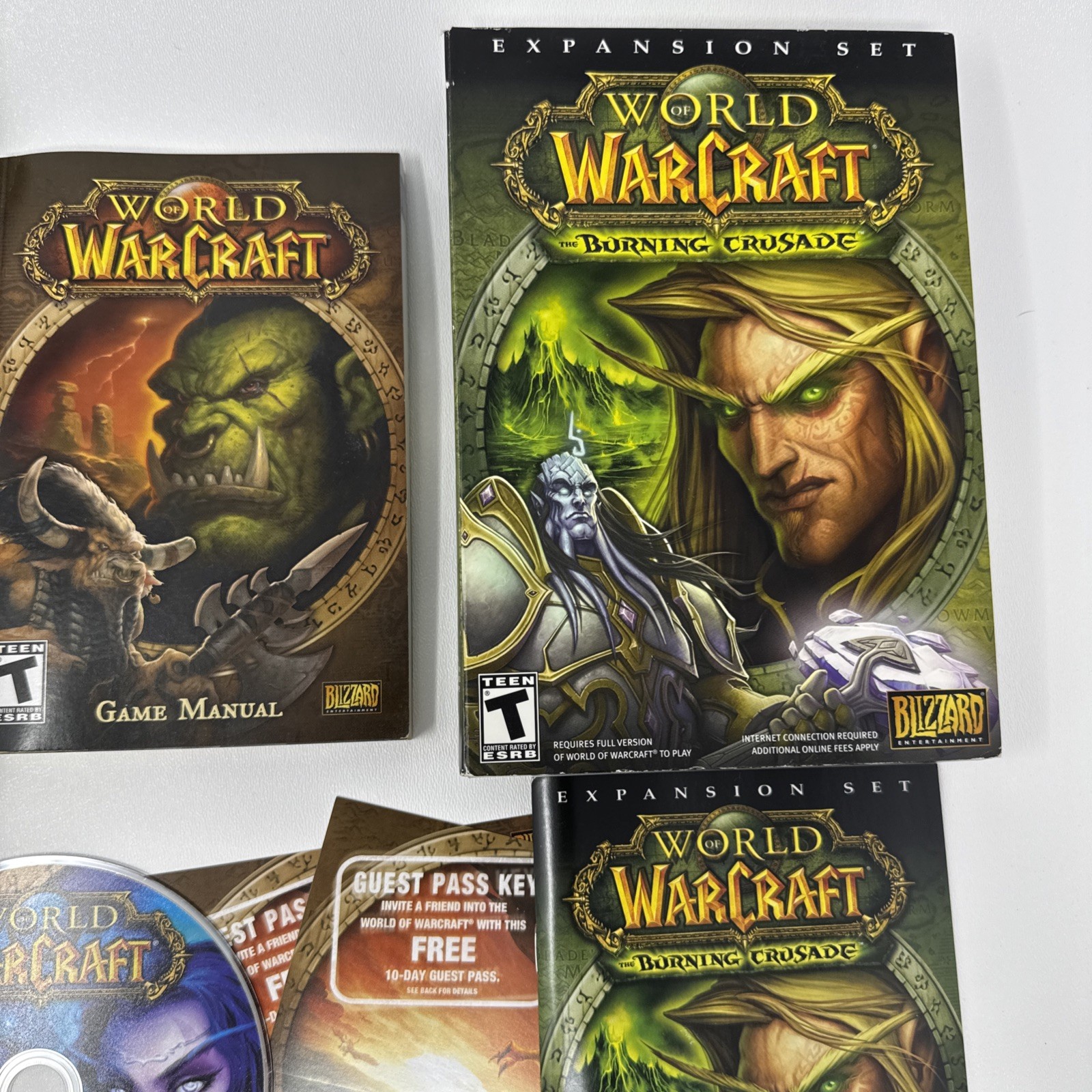 World of Warcraft Original + Burning Crusade + Wrath of the Lich King Game Box