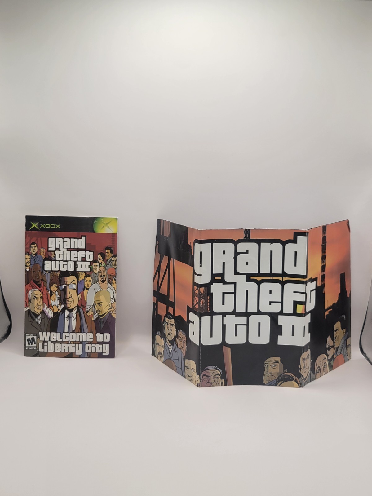 GTA3 Grand Theft Auto 3 Microsoft Xbox CIB Tested Map & Manual Included