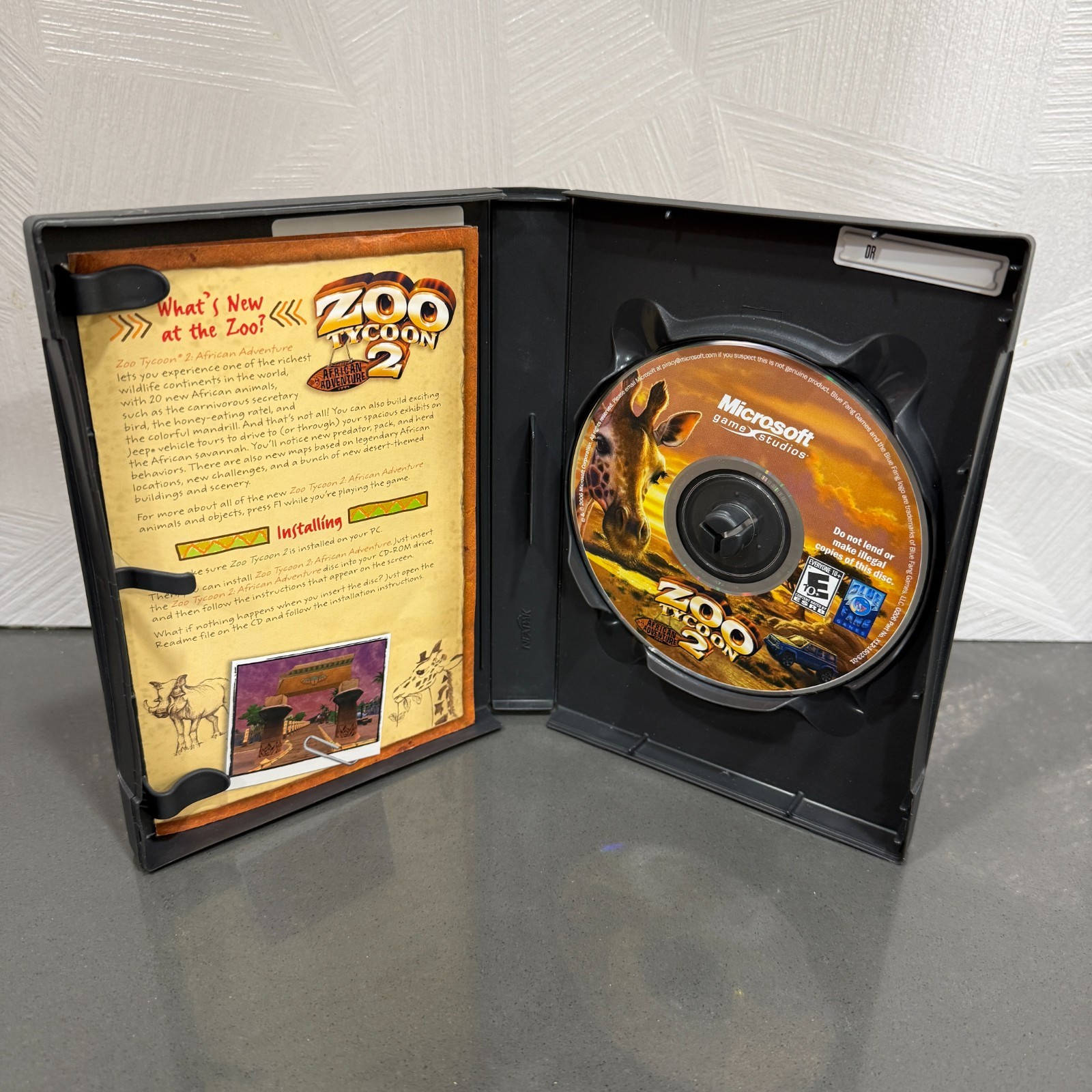 Zoo Tycoon 2: African Adventure Expansion Pack (2006) PC CD-ROM Games Windows