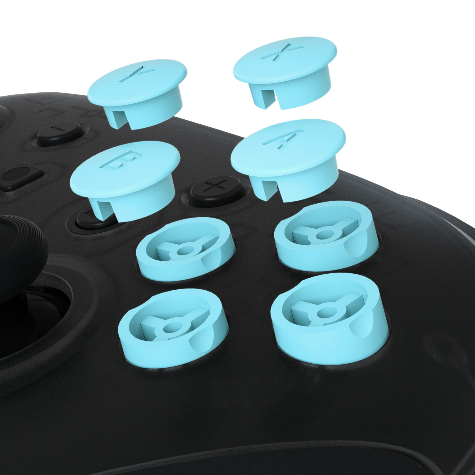 Swappable Interchangeable ABXY Buttons Custom for Nintendo Switch Pro Controller