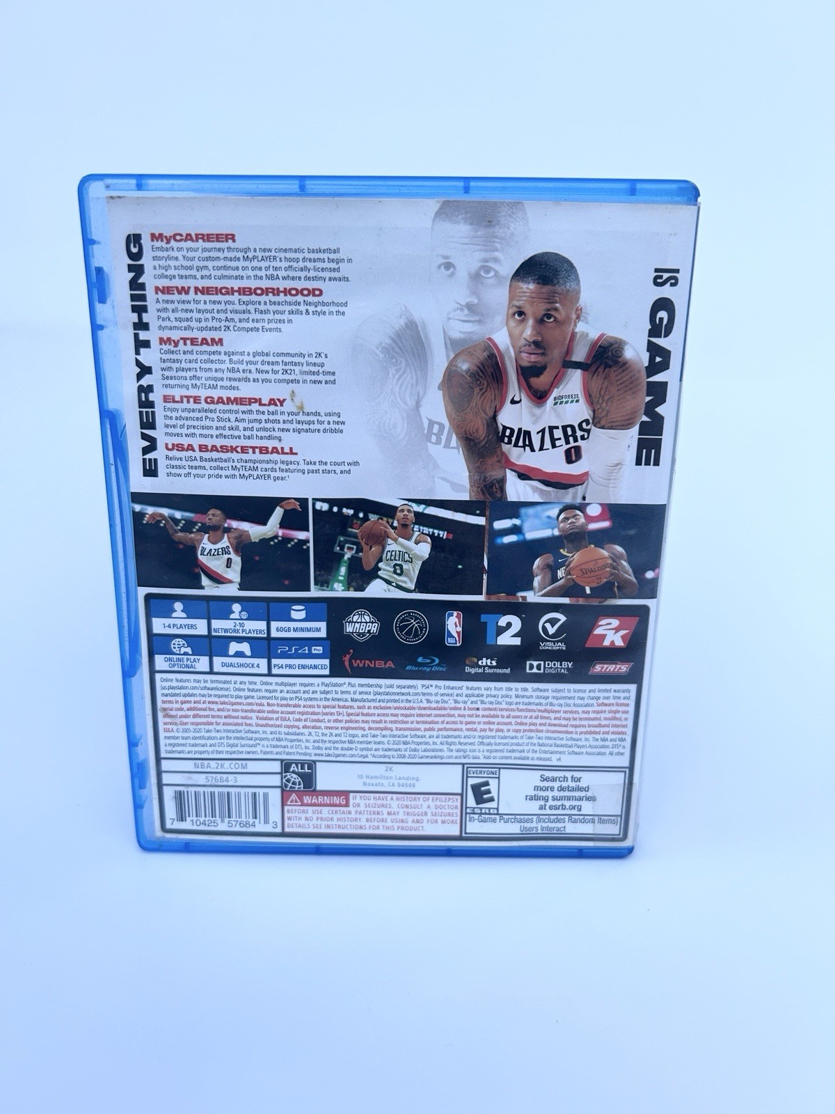 2K NBA 2K21 Sports Basketball for Sony PlayStation 4 PS4 – Online Play, E
