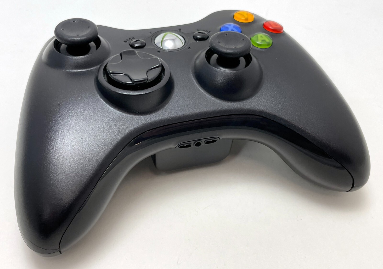 REFURBISHED OEM Microsoft Xbox 360 & PC Windows Black Wireless Controller 1403