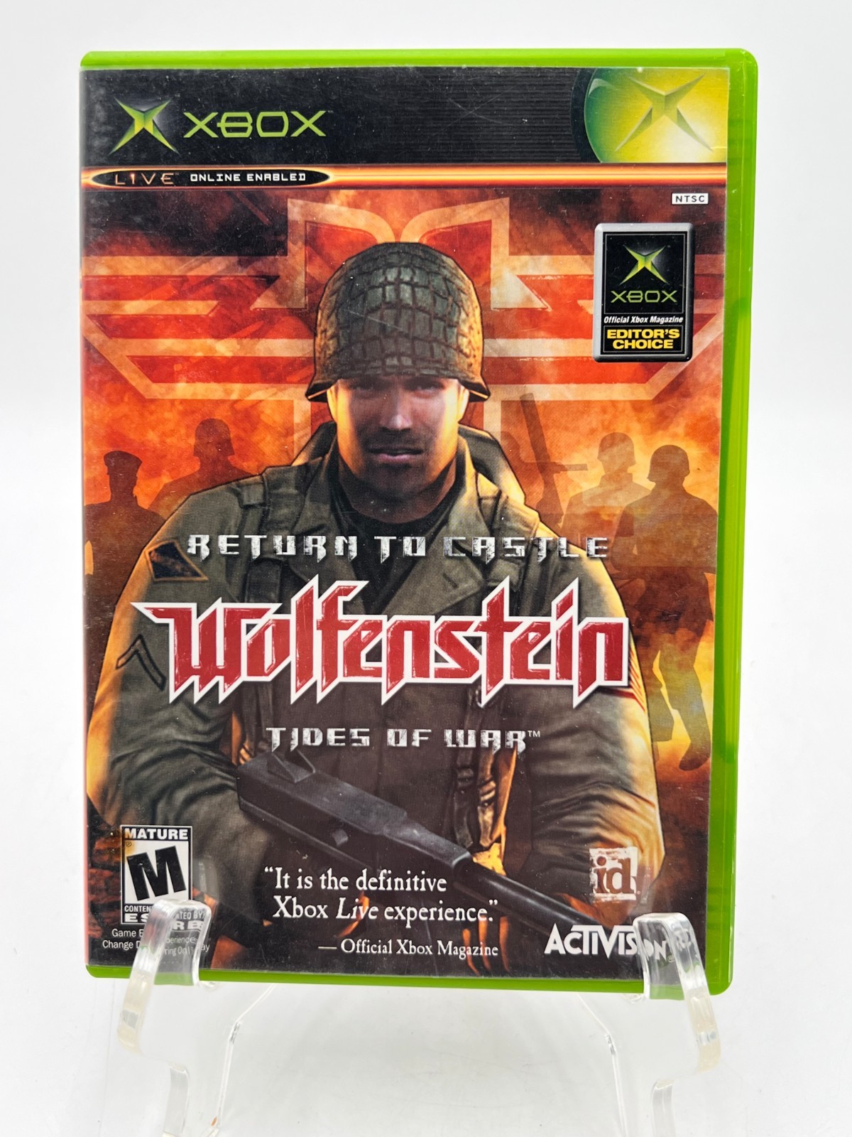 Return to Castle Wolfenstein Tides of War Xbox Complete CIB Tested Authentic