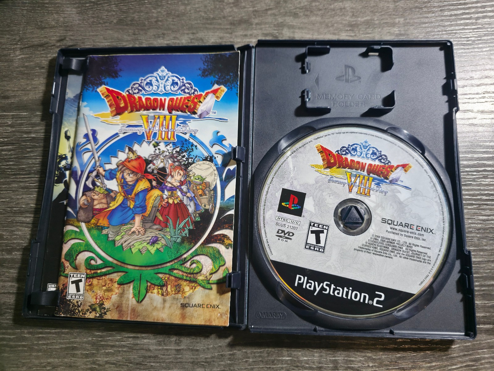 Dragon Quest VIII: Journey of the Cursed King (PlayStation 2) PS2 (Ring Crack)