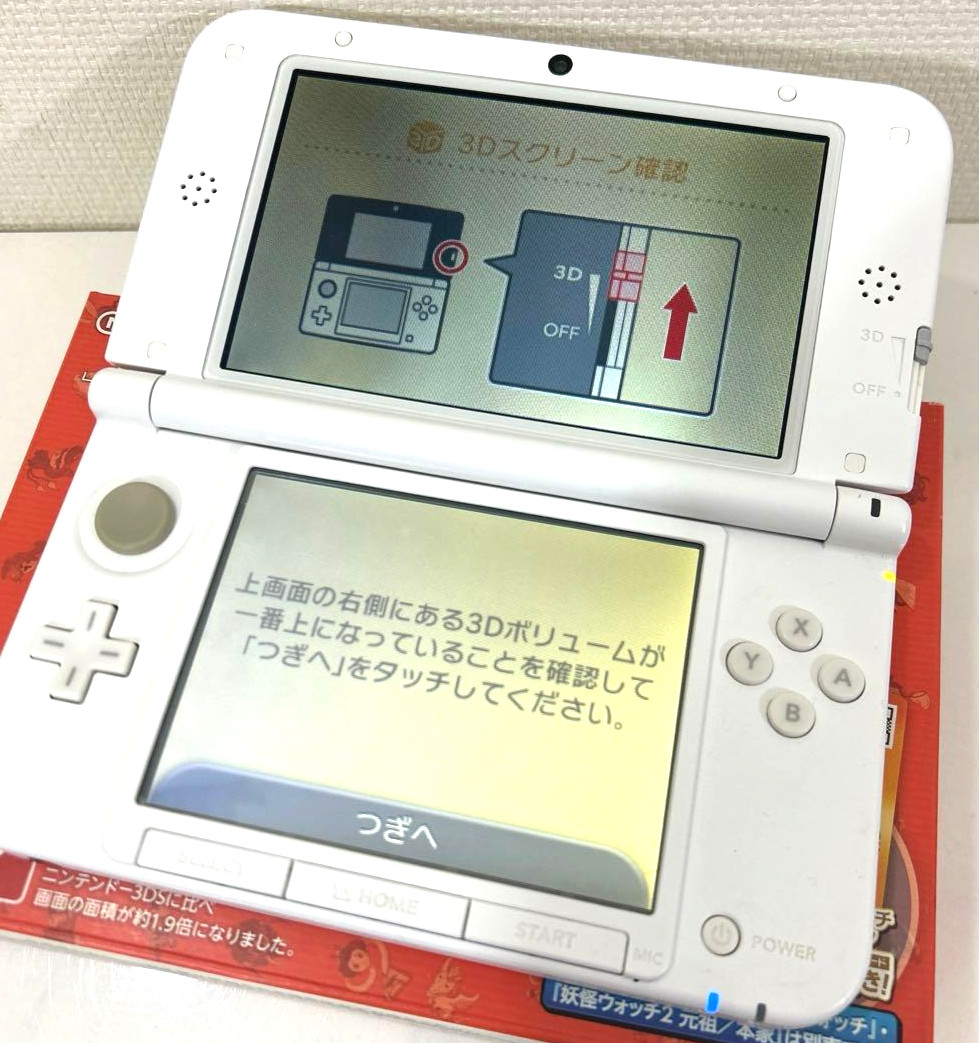 Nintendo 3DSLL Yo-kai Watch Jibanyan Pack Boxed Tested Working Japan