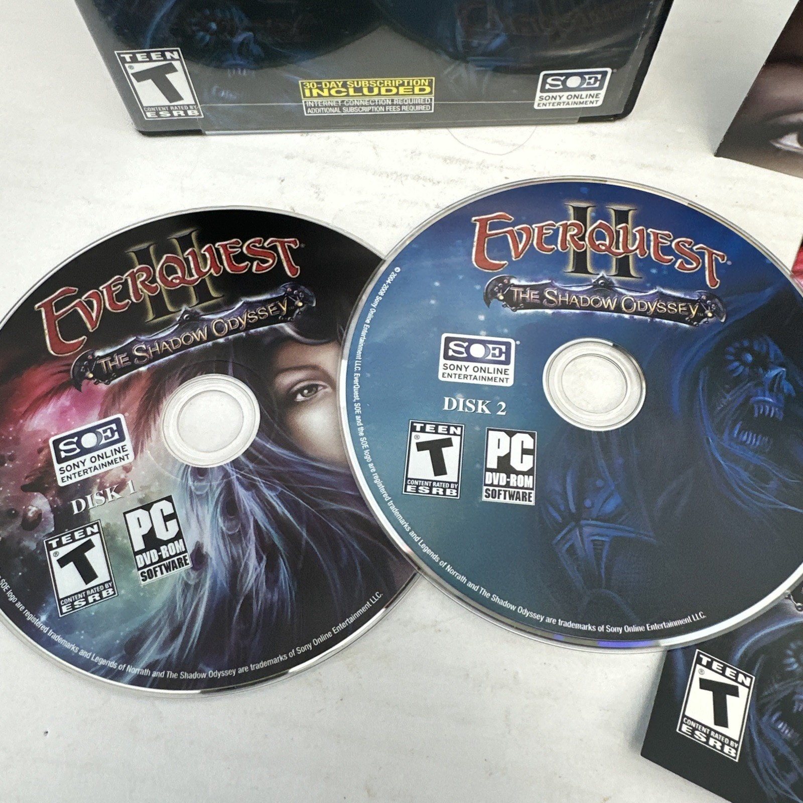 Everquest II The Shadow Odyssey (PC DVD-ROM 2009) Poster Complete