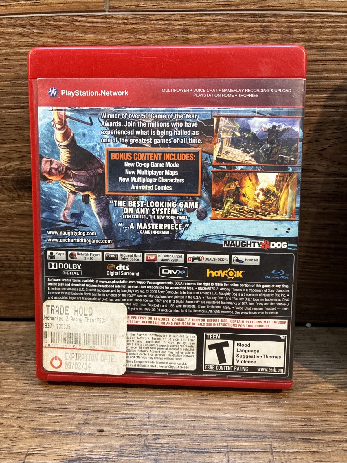 Uncharted 1 2 3 Trilogy Bundle (Sony PlayStation 3) (260082)