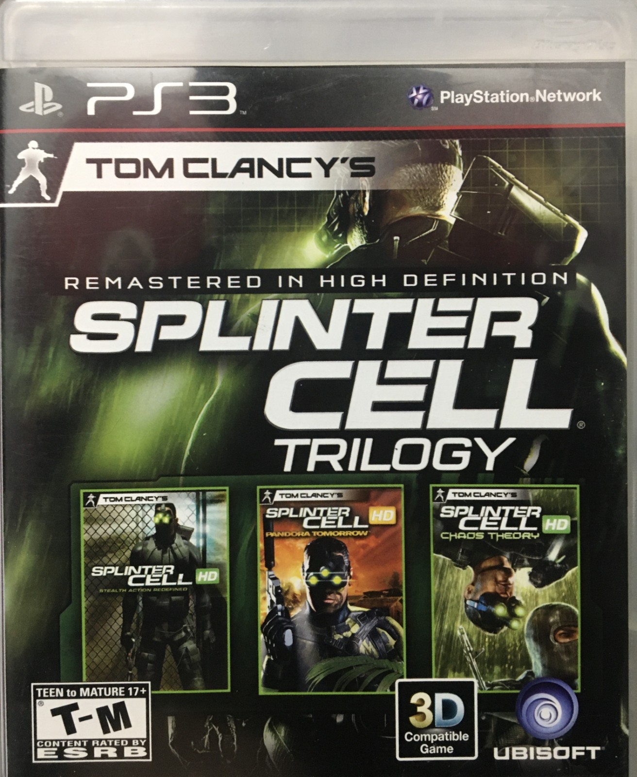 Tom Clancy’s Splinter Cell Trilogy PS3 Complete In Box $55