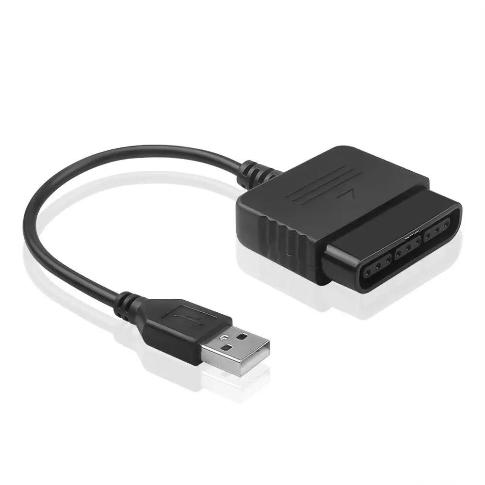 USB PS2 To PS3 PC Controller Adapter Converter Cable For Sony PlayStation 1 2 3!