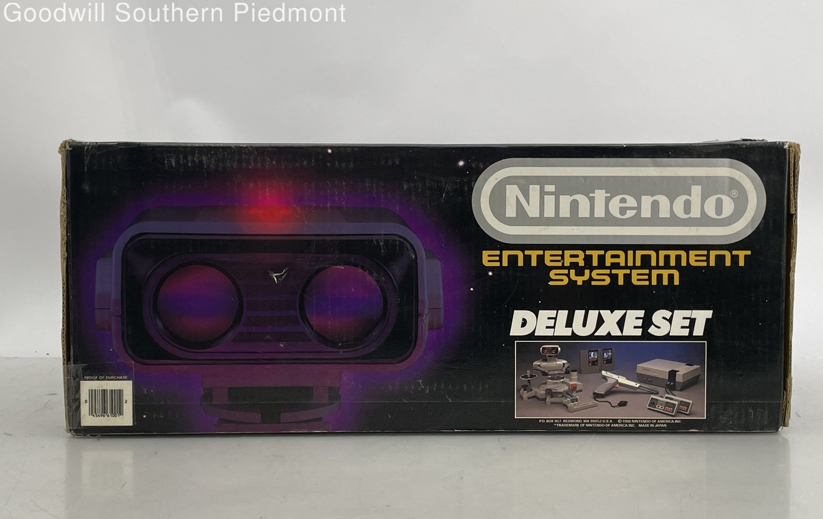 Nintendo NES Deluxe Set with Rob the Robot Complete CIB – Tested