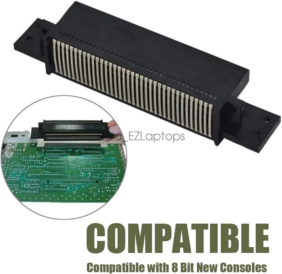 72 Pin Connector Replacement Part with 3.8mm 4.5mm Screwdriver For Nintendo NES