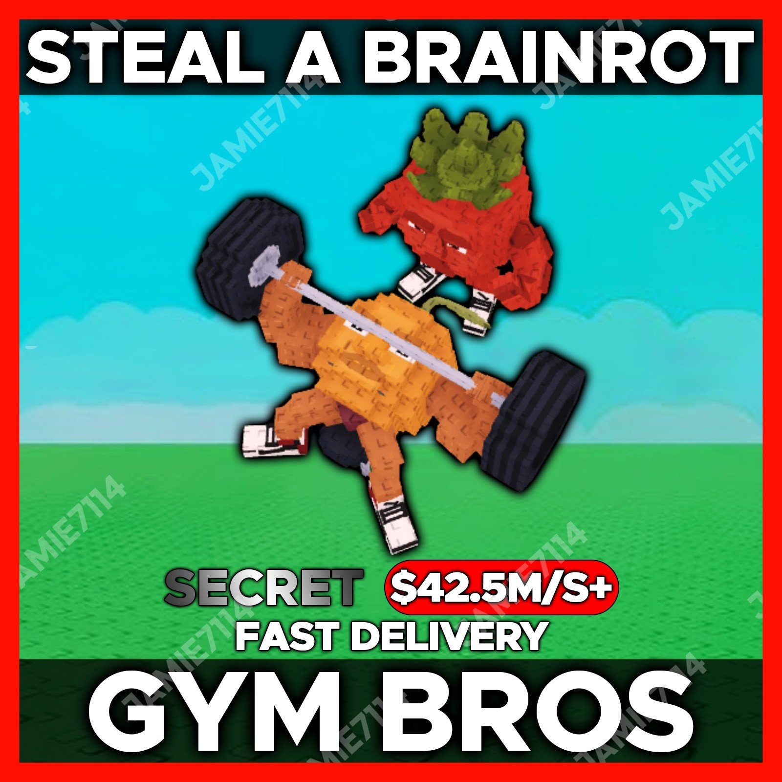 ✅GYM BROS |💰STEAL A BRAINROT‼️FAST & EASY DELIVERY‼️ $42.5M/S