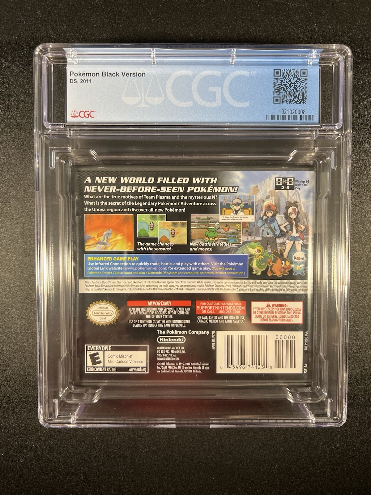 Pokémon Black Version [First Print] – Nintendo DS, Sealed, CGC Graded 9.6 A+!!!