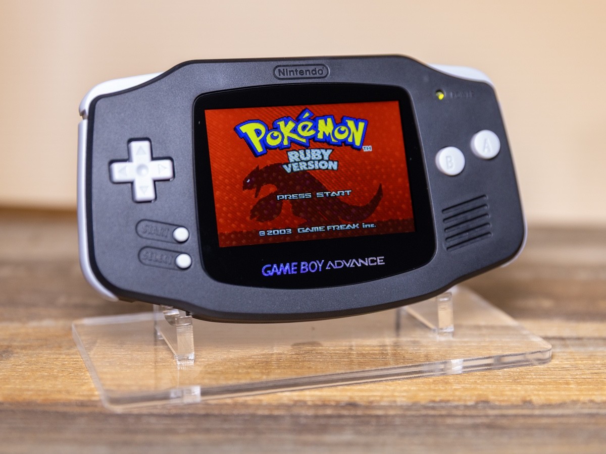 Nintendo Gameboy Advance AGB-001 IPS V5 Screen USB-C Charging Black & Grey