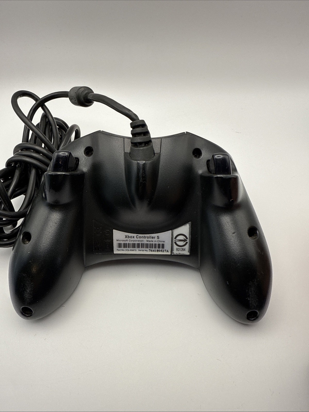 Microsoft Xbox Controller S Wired Black Model X08-69873 Original Untested