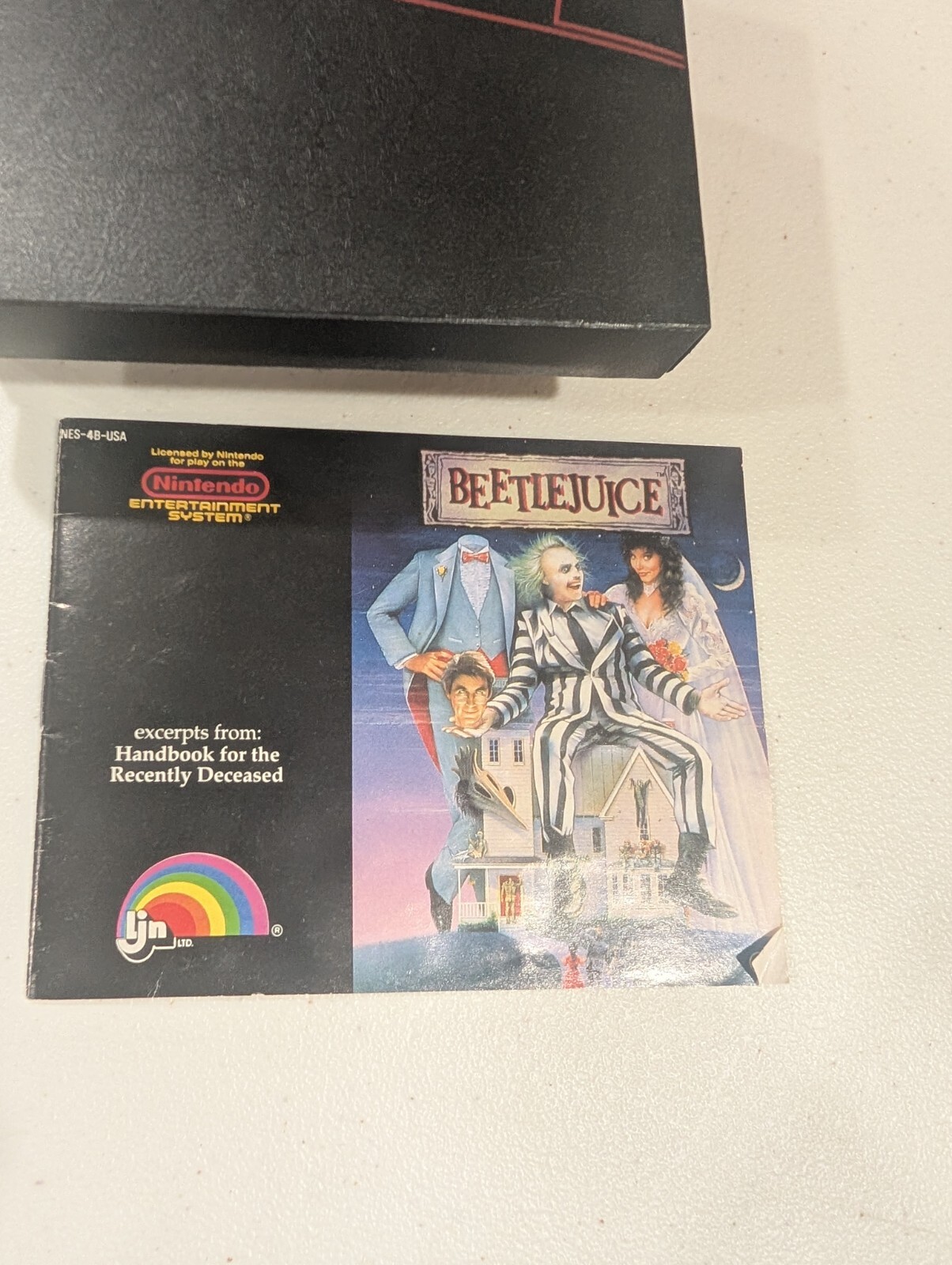Beetlejuice (Nintendo Entertainment System, 1991) NES COMPLETE with Box & Manual