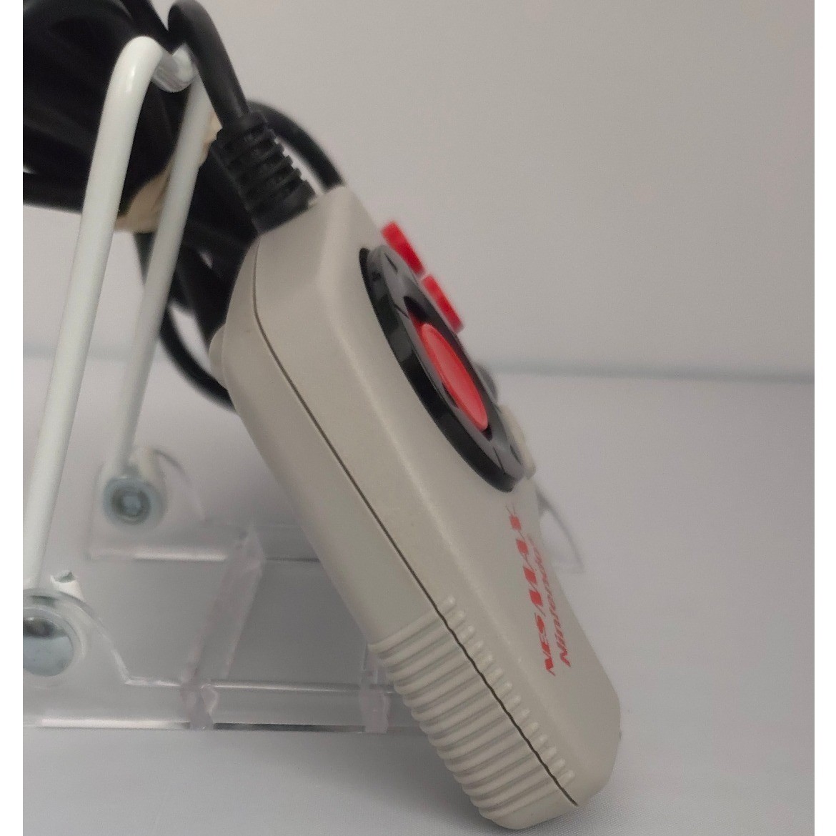 Nintendo NES-027 NES MAX Controller Gray Turbo NTSC-U Tested & Clean