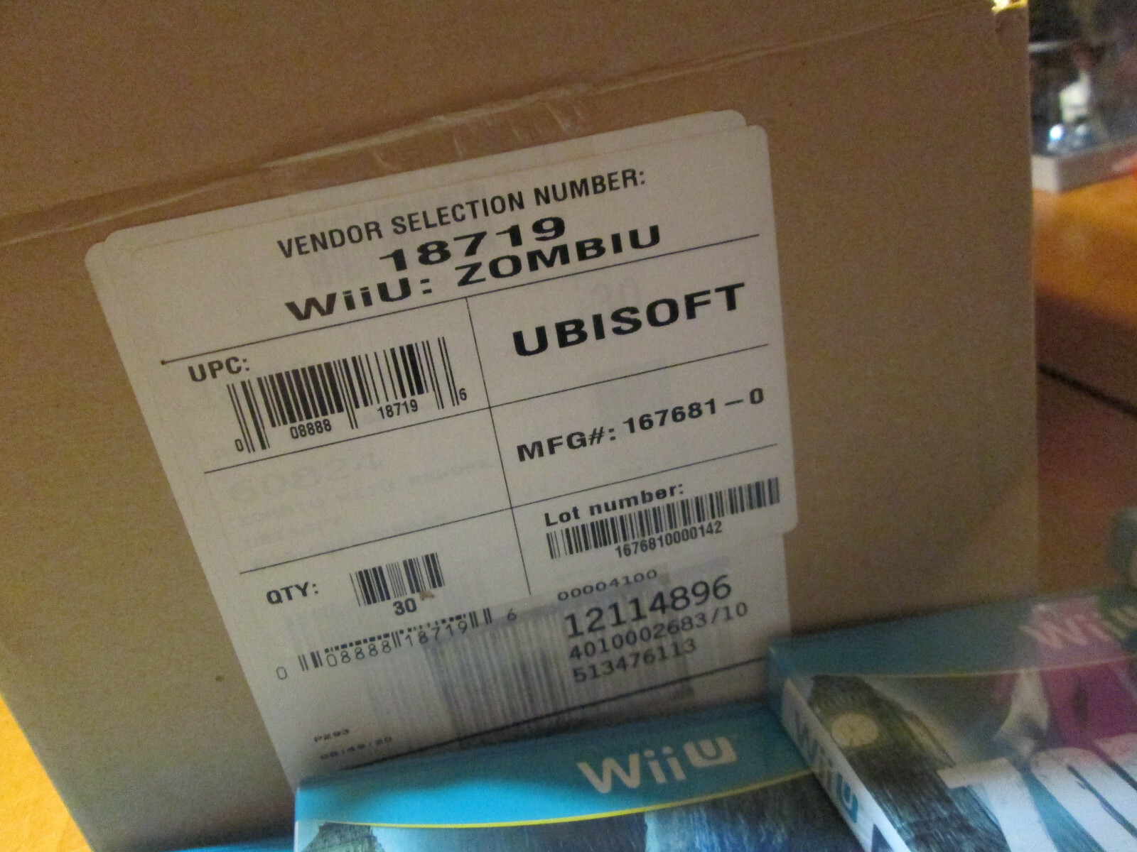 ZombiU NINTENDO WII U NEW FACTORY SEALED US EDITION UBISOFT ZOMBI U