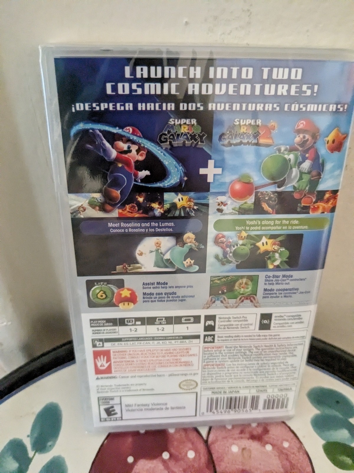Super Mario Galaxy + Super Mario Galaxy 2 – Nintendo Switch New And Sealed
