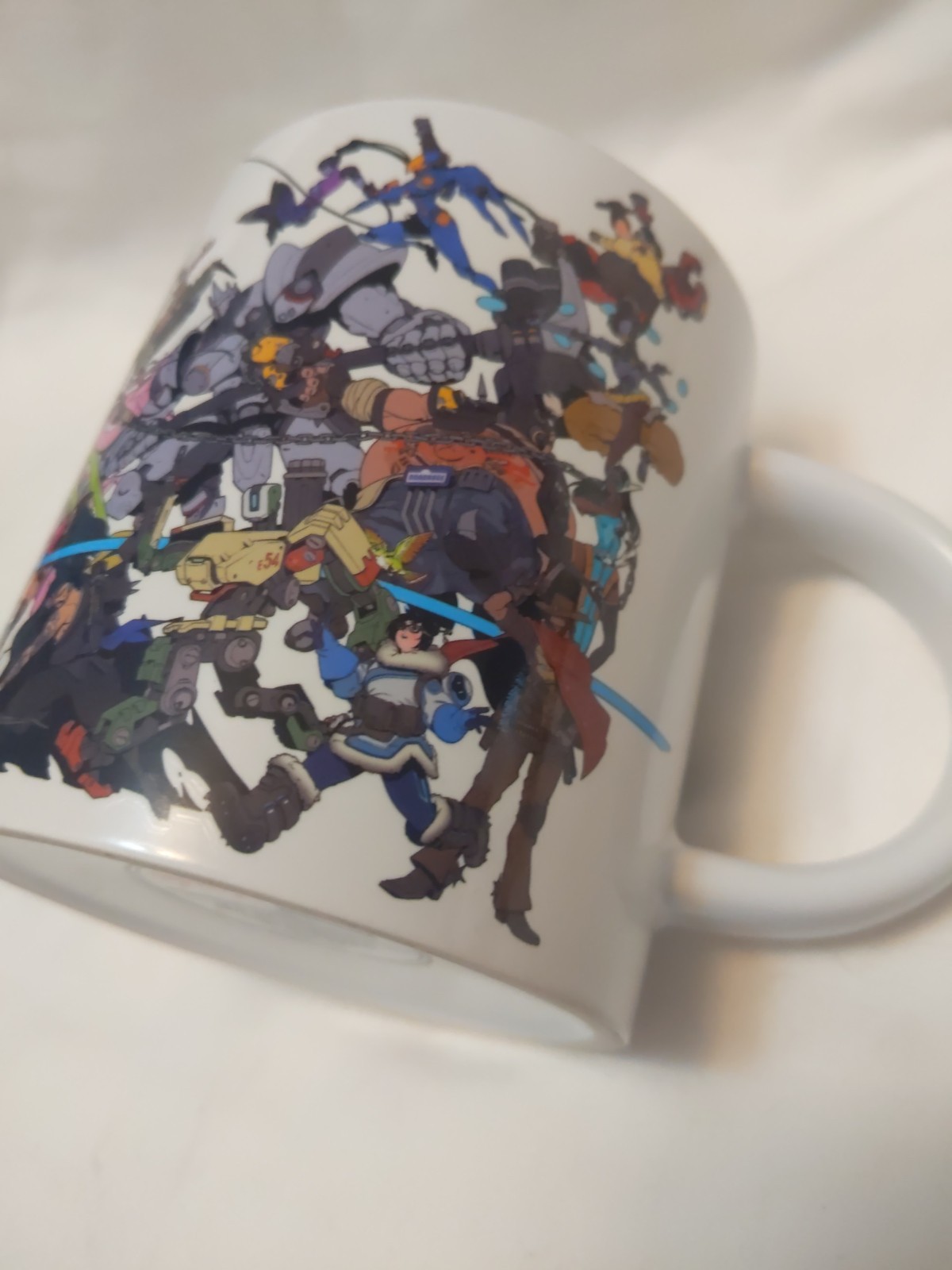 Overwatch Design Blizzard Entertainment Collectable Coffee Tea Mug Cup White