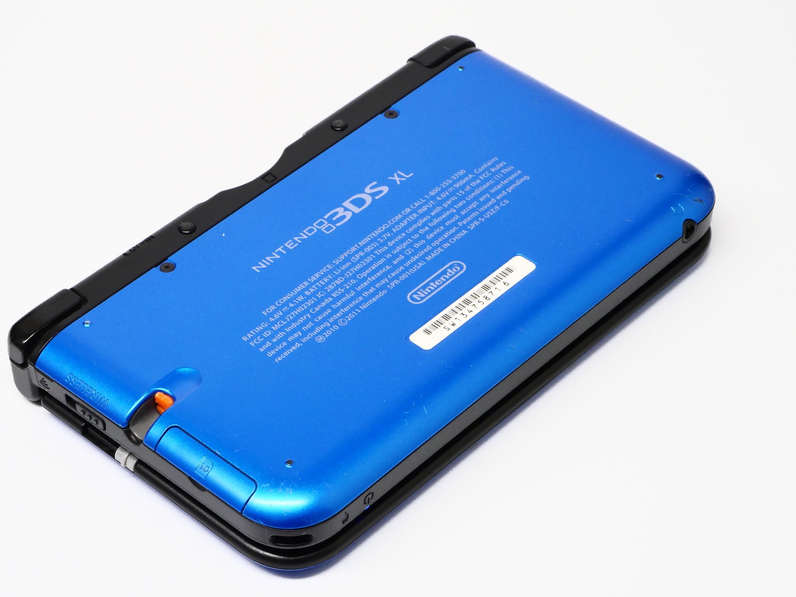 Nintendo 3DS XL Handheld Console Only Blue