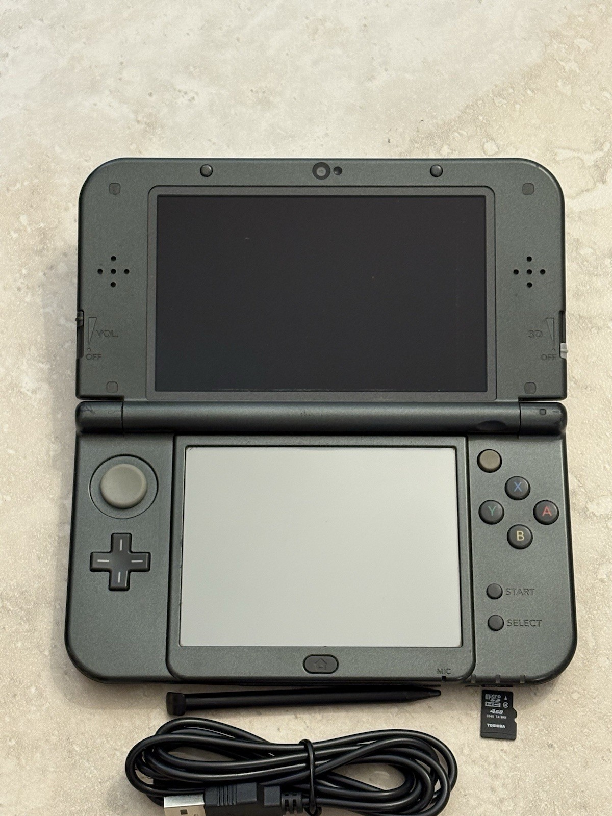New Nintendo 3DS LL XL Metallic Black Region Free USA Seller