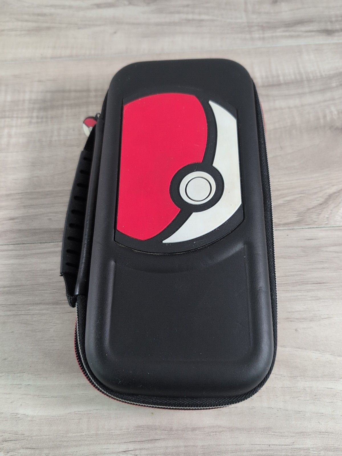 nintendo switch carrying case pokemon Black / Red and White color