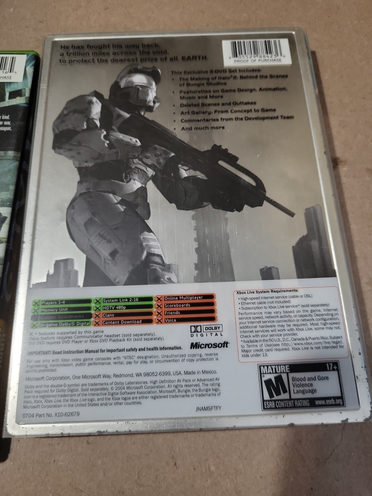 XBOX Halo Combat Evolved & Halo 2 Limited Collectors Edition Pre-owned