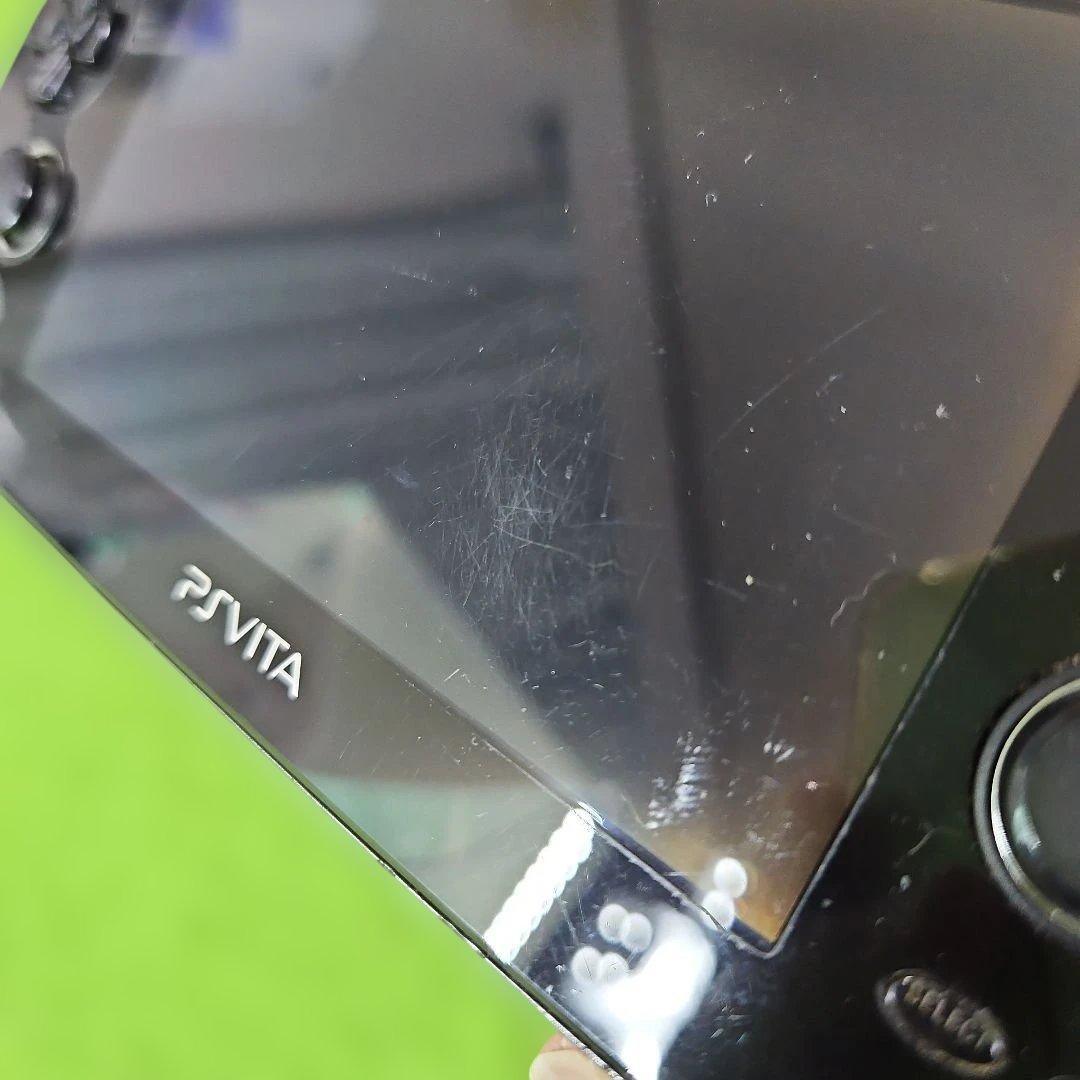 Sony PS Vita PCH-1000 Black Console Tested Screen Yellowing Japan