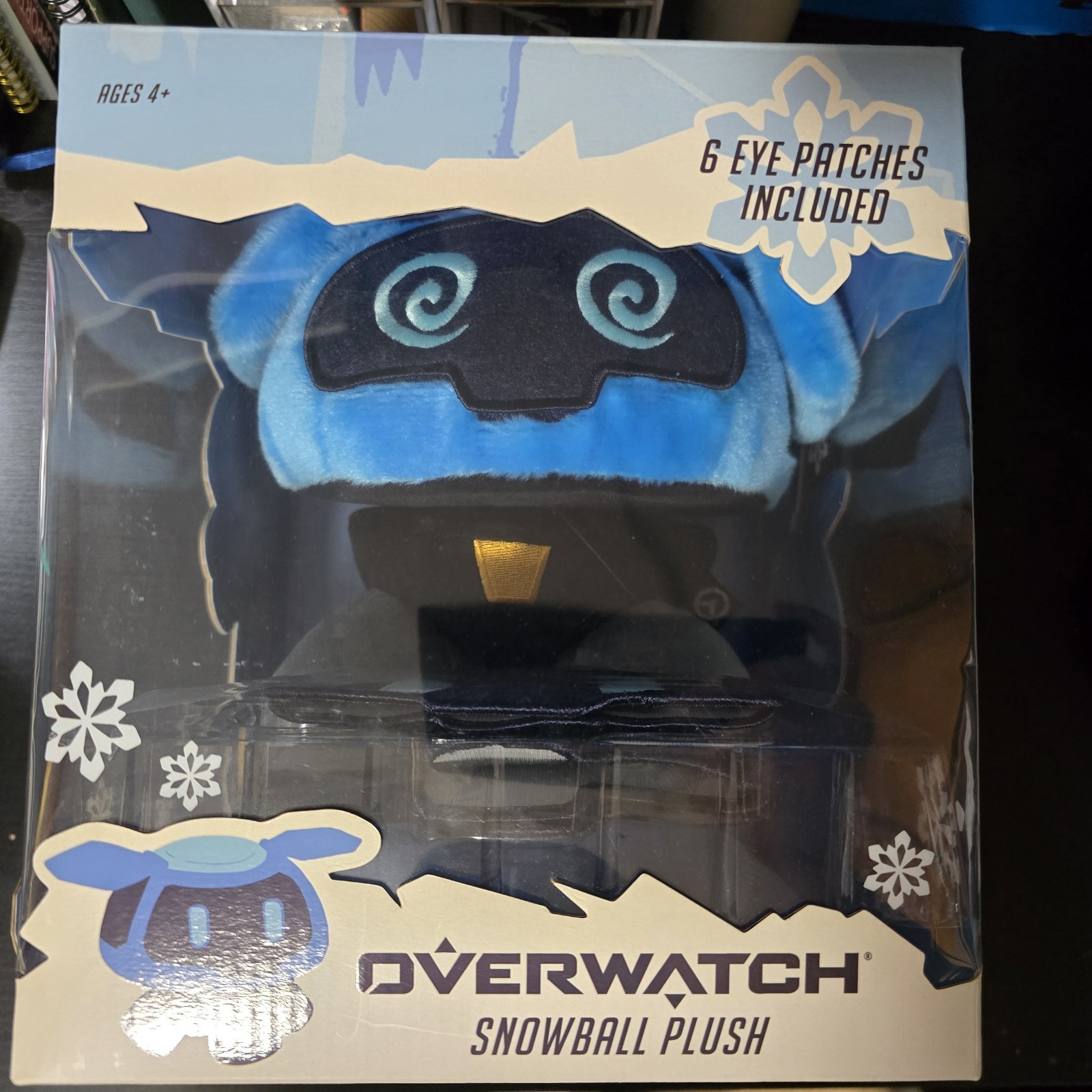 Overwatch Snowball Plush With 6 Interchange Eyes