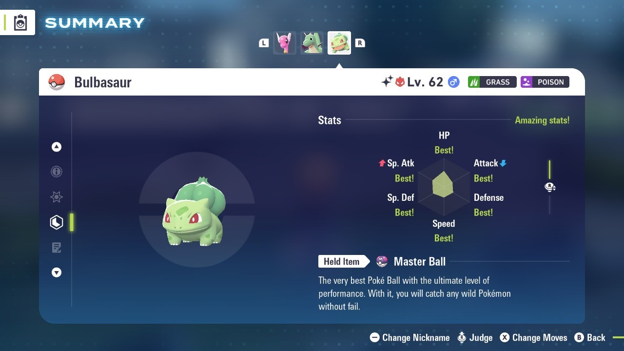 Choose Your Starter For Pokémon Legends Z-A Shiny Alpha Starters Pokemon ZA PLZA