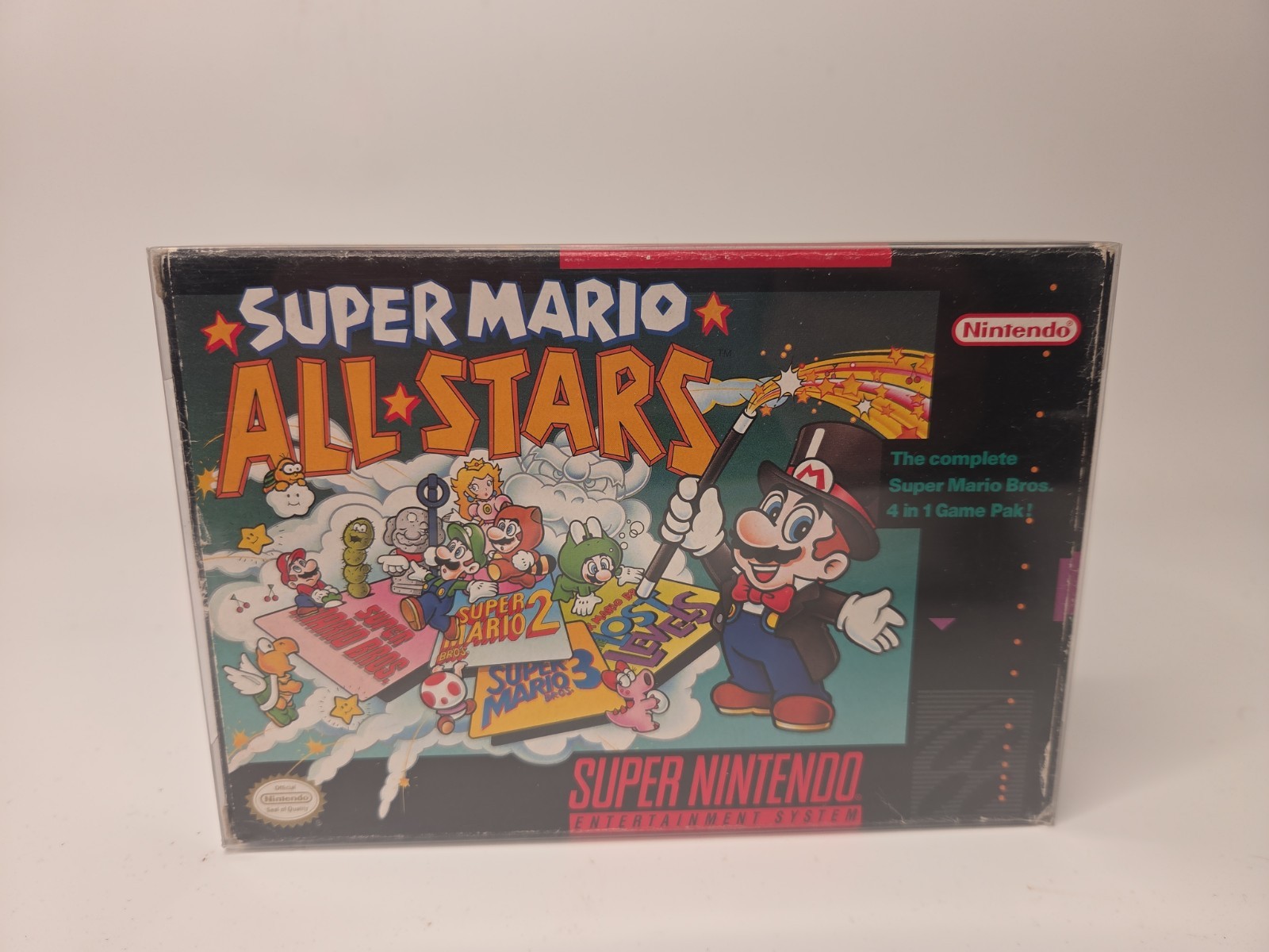 Super Mario All-Stars (Super Nintendo SNES) CIB Complete in Box Manual TESTED