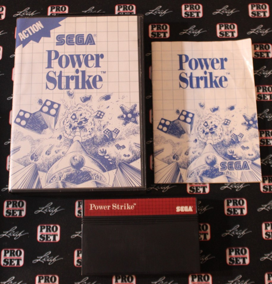 Power Strike – Sega Master System 1988 SMS – COMPLETE IN BOX! Rare Vintage