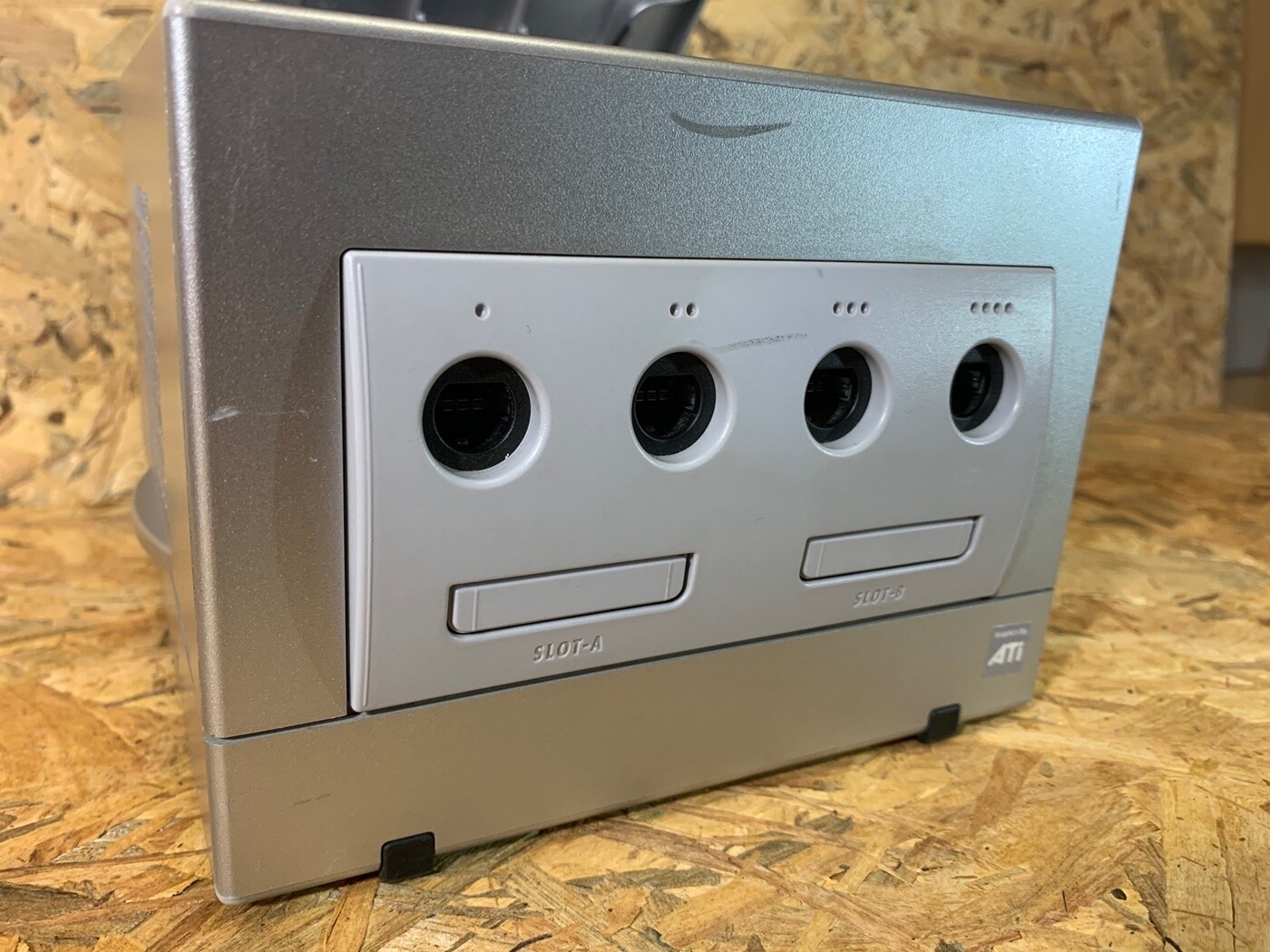 Nintendo GameCube Console Silver White controller AC adaptor Late type 1