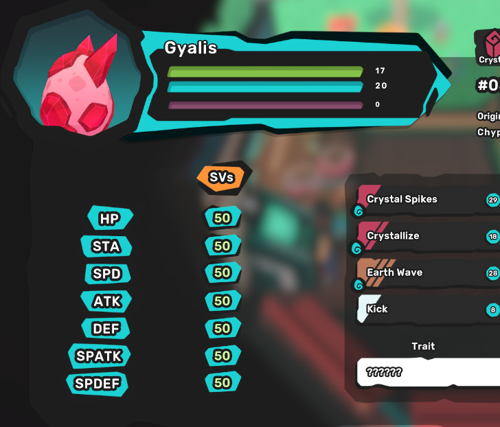 Temtem – Perfect 7/7SVs Eggs – All Egg Move – Buy 3 Get 1 Free – Chance at Luma