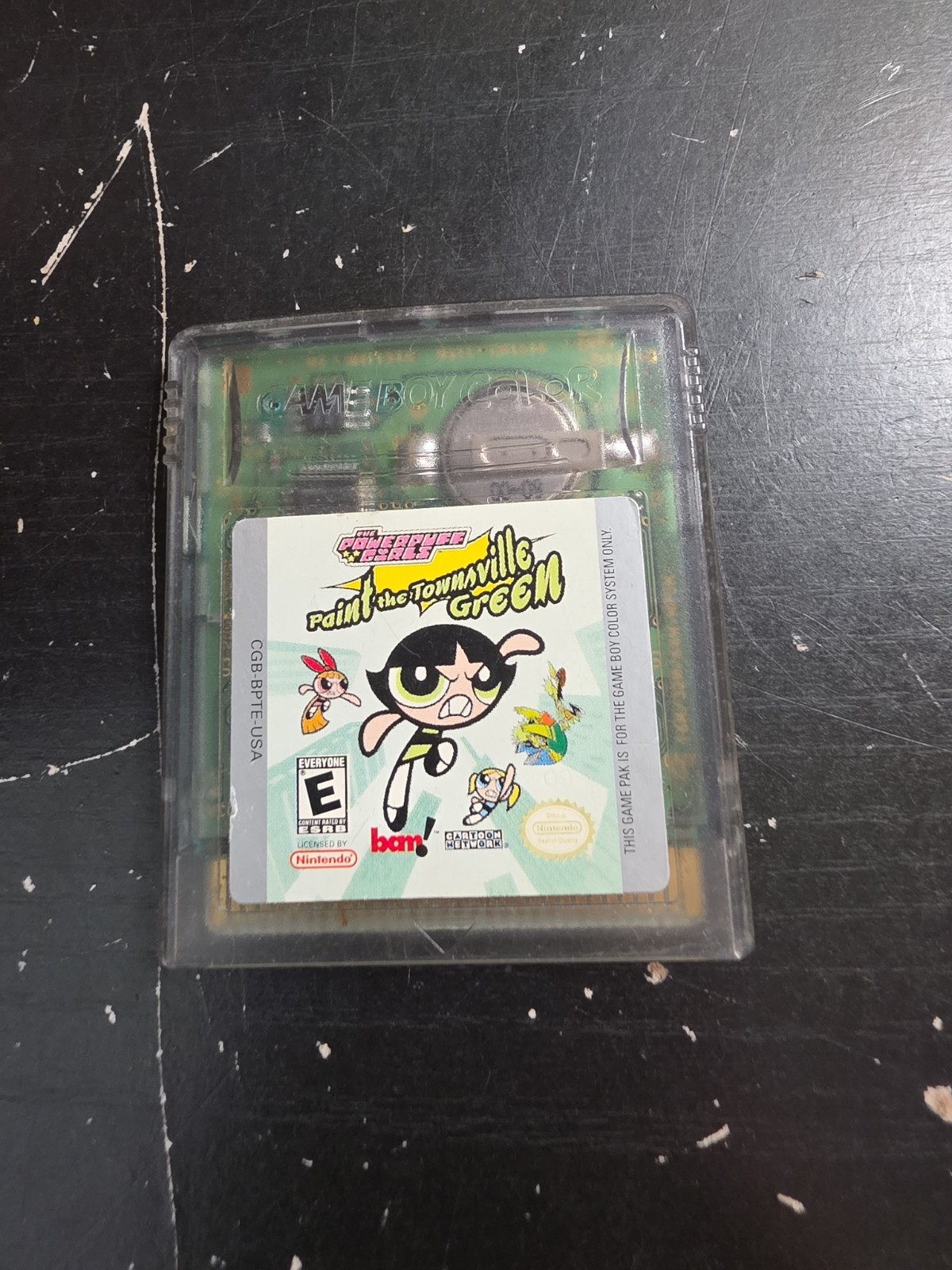 Powerpuff Girls Paint the Townsville Green GBC Authentic, Tested – GameBoy Color