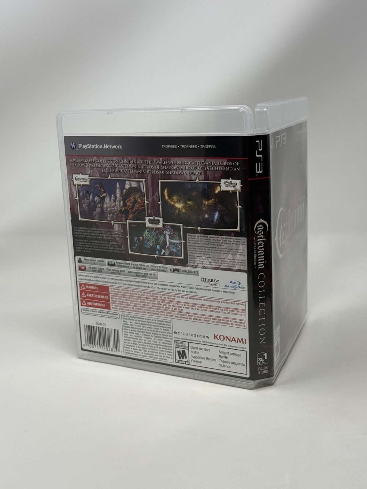Castlevania Lords of Shadow Collection PS3 PlayStation 3 Complete CIB Mint Disc