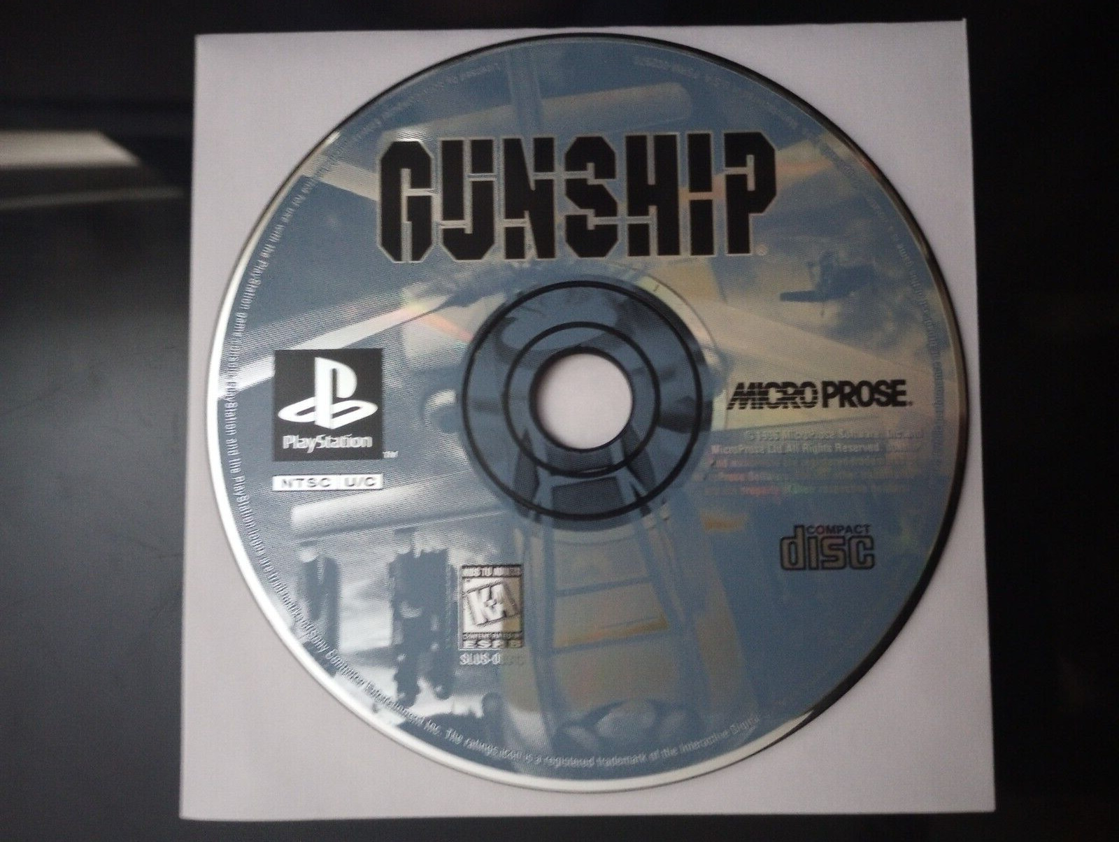 Gunship (Sony PlayStation 1, 1996) ****TESTED****