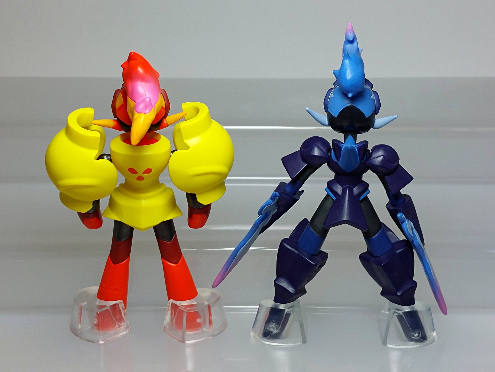 Pokemon Assembled and Moveable! Ceruledge Armarouge Premium Bandai 4.9in