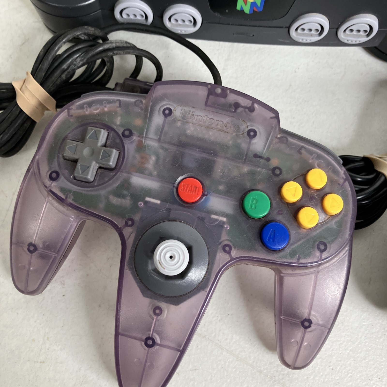 Nintendo 64 N64 Console Bundle 2 Controllers 5 Games Harvest Moon Pokemon Snap